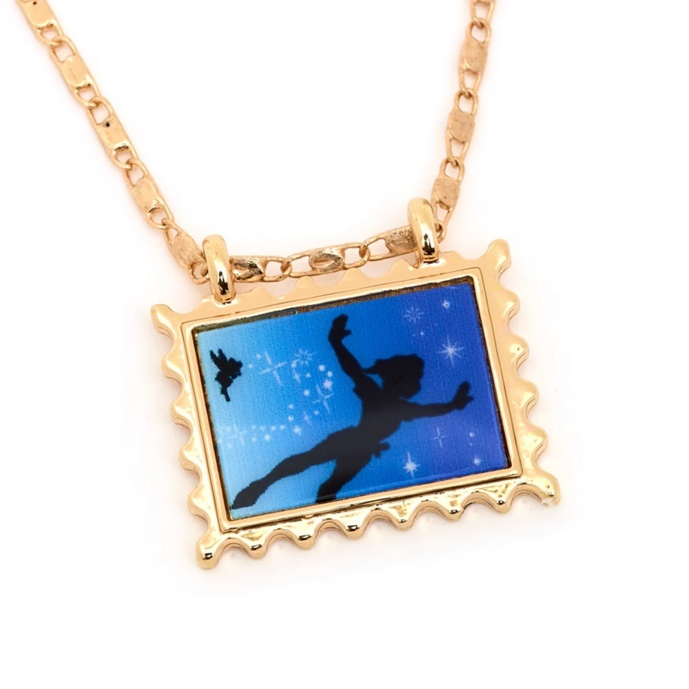 Always Dreaming by Disney Greetings from Neverland, Peter Pan Necklace - NWT